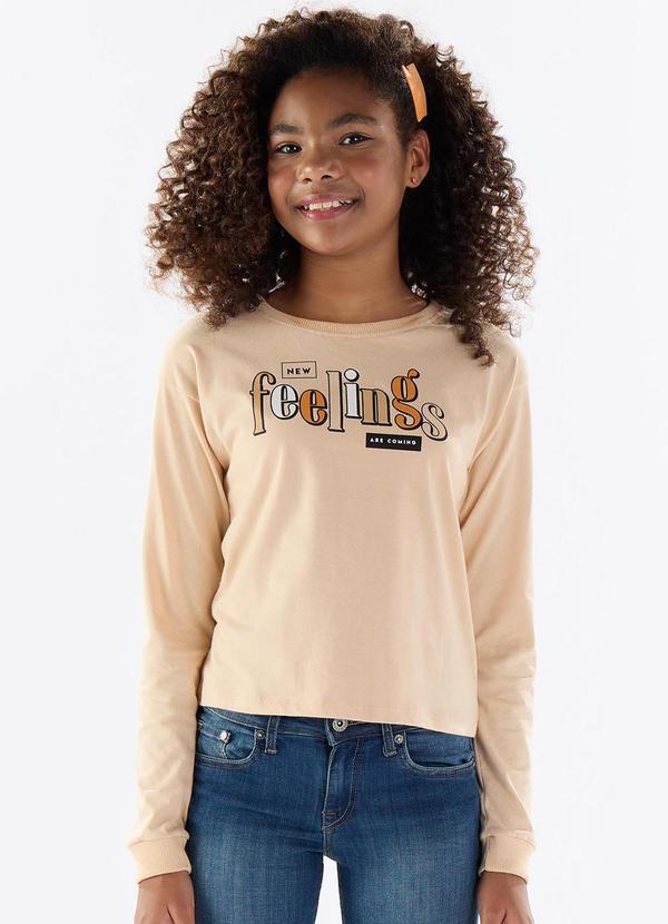 Blusa Meia Malha Bege