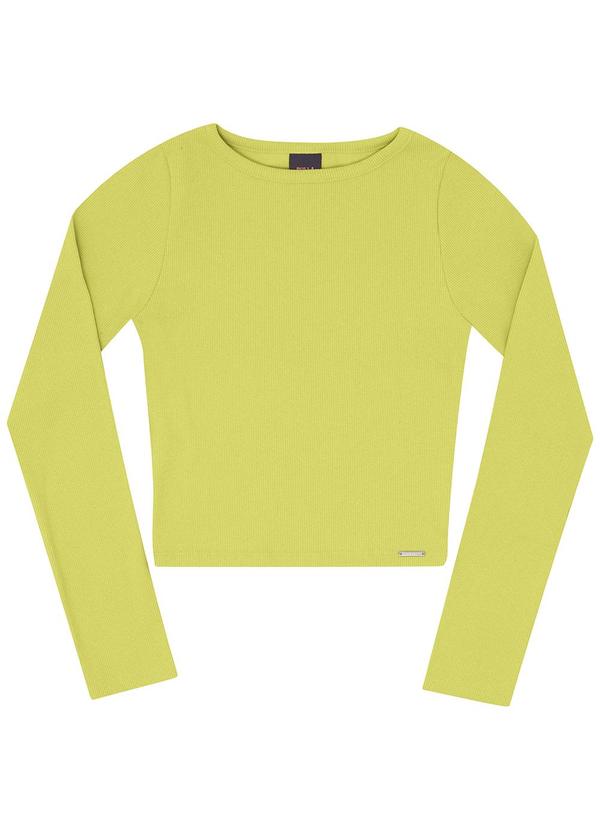 Blusa Ribana com Elastano Leve Verde