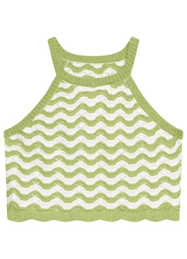Vista 2 Regata Boxy Teen Menina Verde Amora Amora