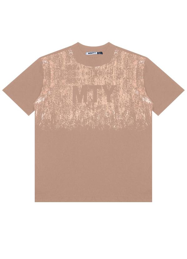 T-Shirt Juvenil Feminina Marrom