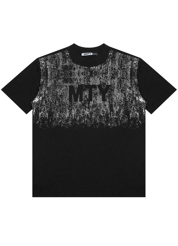 Vista 2 T - Shirt Juvenil Feminina Preto MINTY MINTY