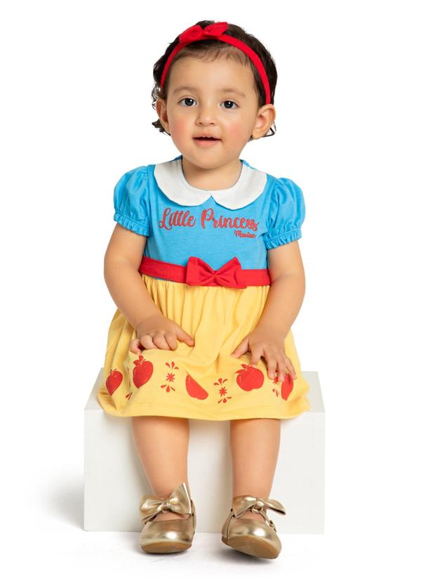 Vista 2 Body Bebê em Meia Malha Penteada Azul Marlan Marlan