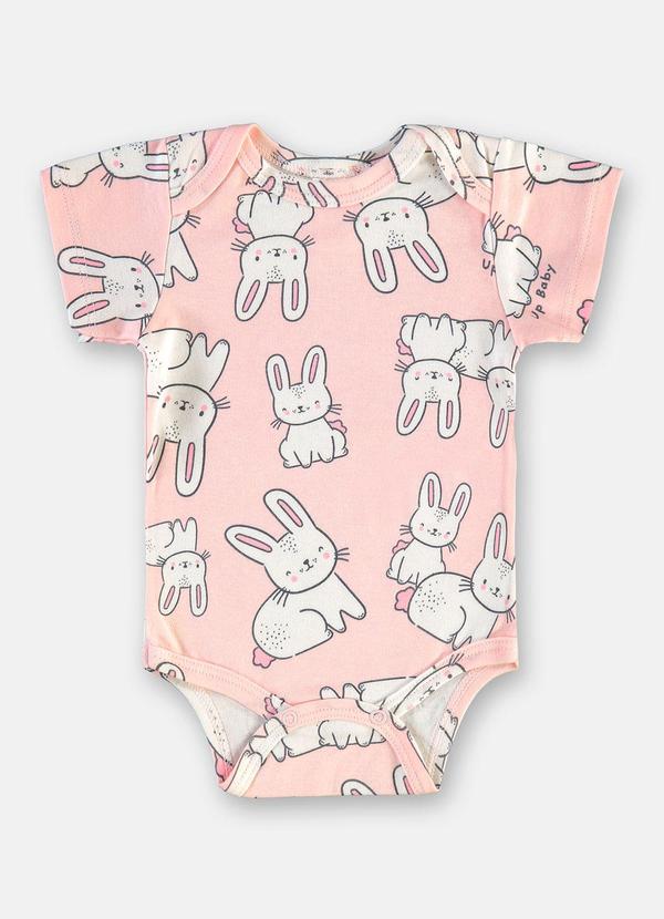 Body Bebê Menina Suedine Estampado