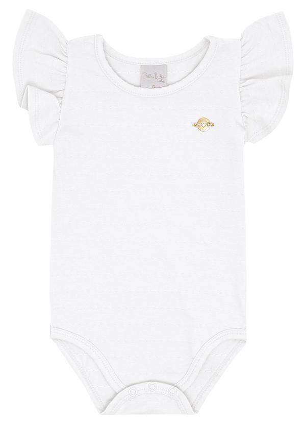 Vista 2 Body Cotton Leve Trabalhado Branco Pulla Bulla Pulla Bulla