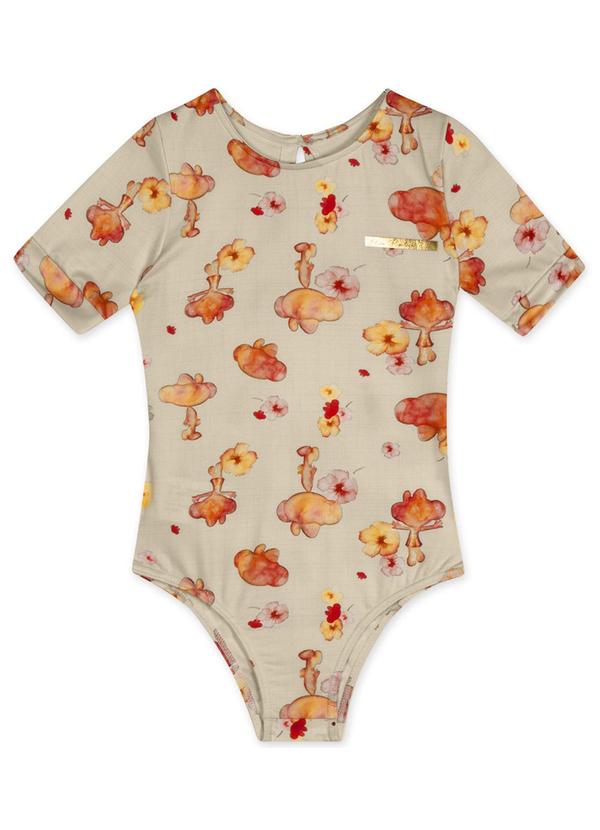 Vista 2 Body Curto Thermo Dry Infantil Feminino Bege Lilica Ripilica Lilica Ripilica