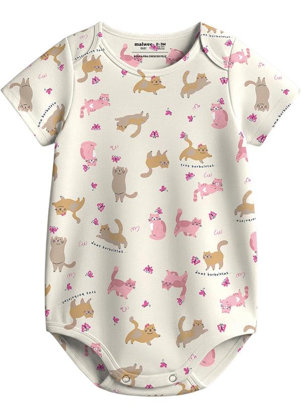 Body Gatinhos em Cotton Off White