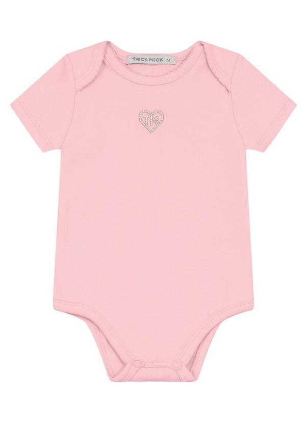 Vista 2 Body Infantil Feminino Rosa Trick Nick Trick Nick