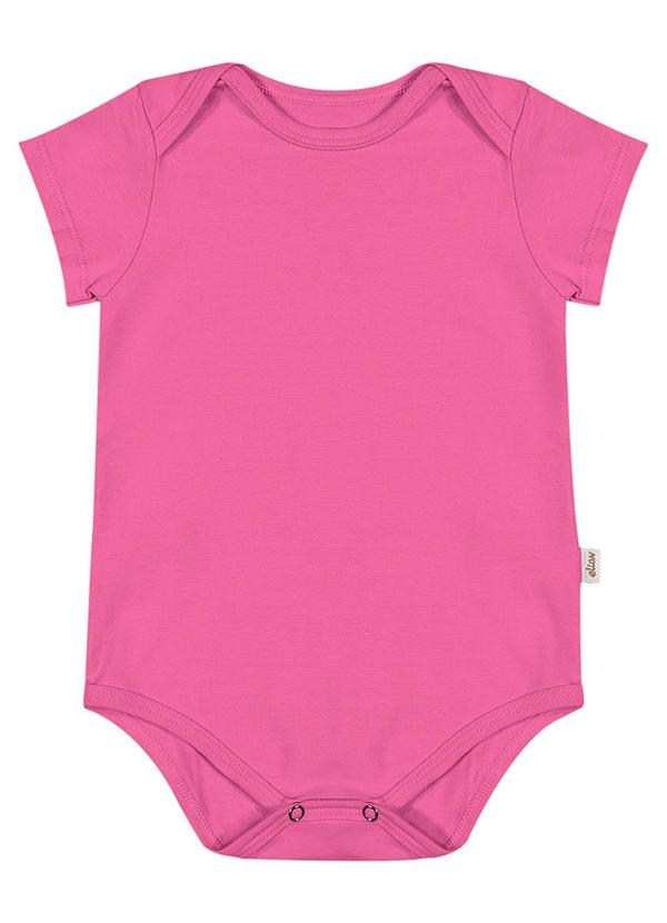 Body Infantil Unissex Básico Elian Rosa