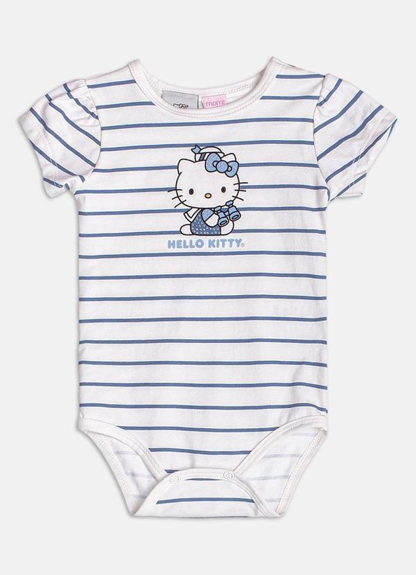 Body Listrado da Hello Kitty