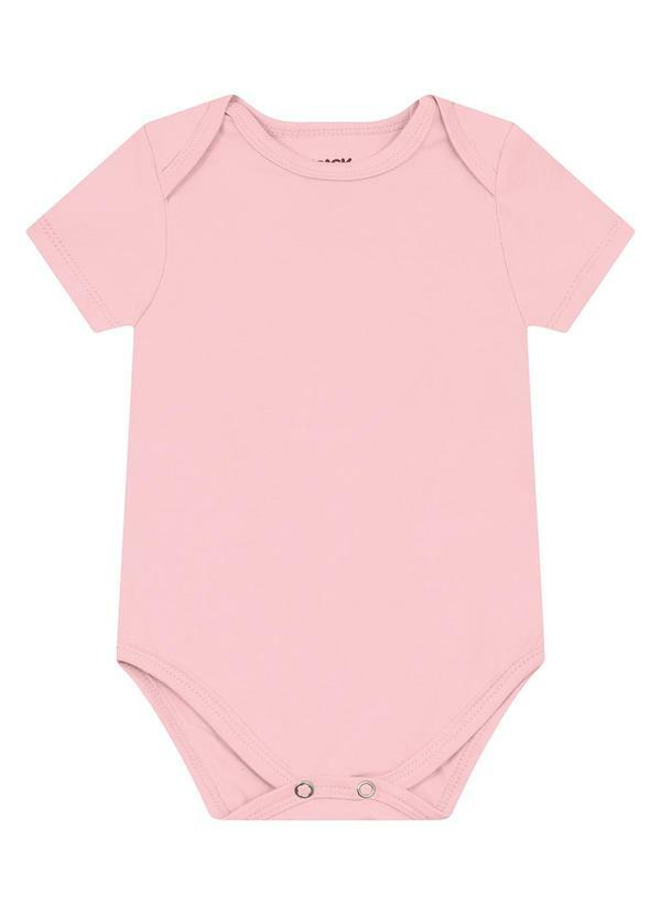 Vista 2 Body Masculino em Cotton Leve Rosa Trick Nick Trick Nick