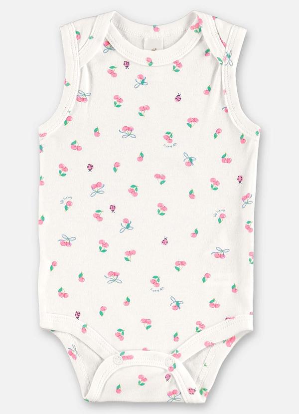 Body Regata Suedine Bebê Menina Bege