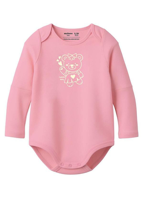 Body Ursinha Rosa Claro