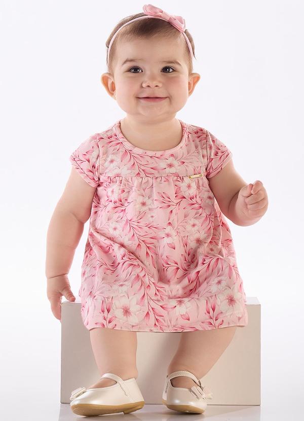 Vista 2 Body Vestido Cotton Leve Rosa Pulla Bulla Pulla Bulla