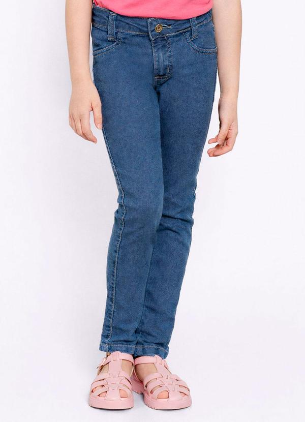Calça Jeans Infantil Básica Azul