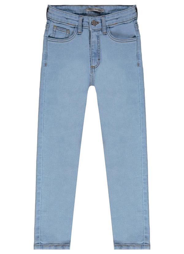 Calça Skinny Jeans Azul Claro
