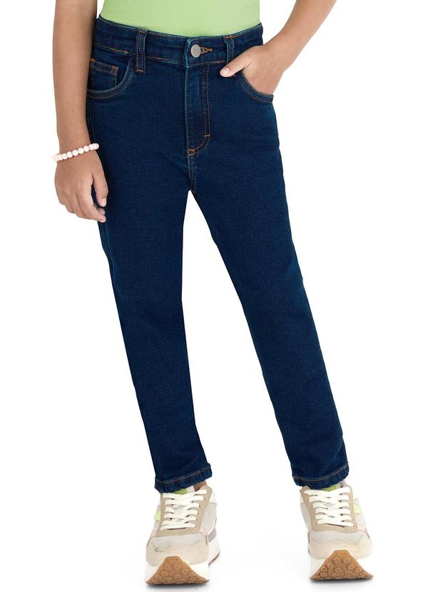 Calça Skinny Jeans Azul Escuro