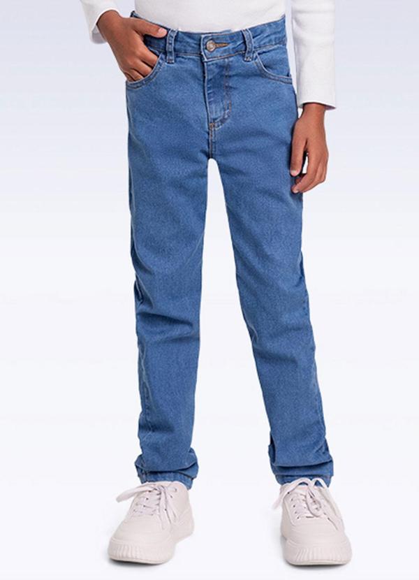 Calça Skinny Jeans Azul
