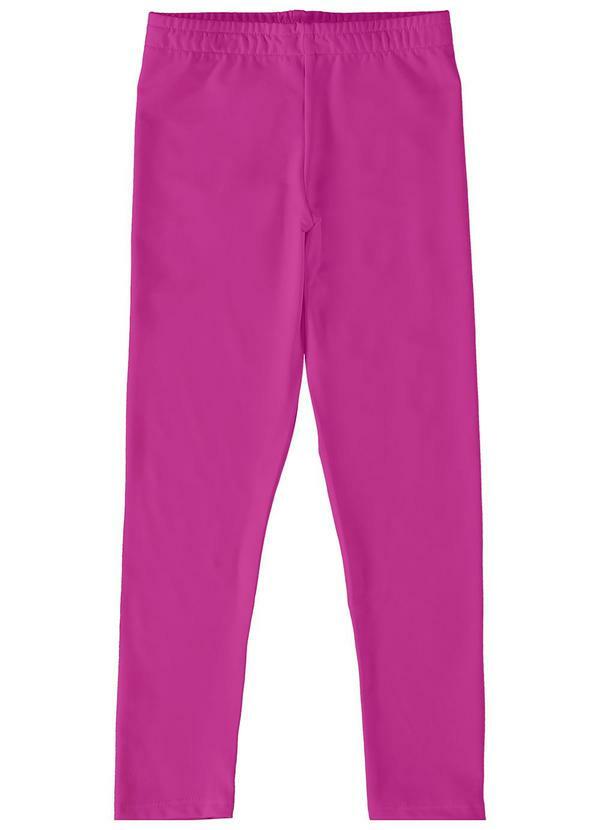 Vista 2 Calça Flanelada em Uv50+ Unissex Rosa Malwee Kids Malwee Kids