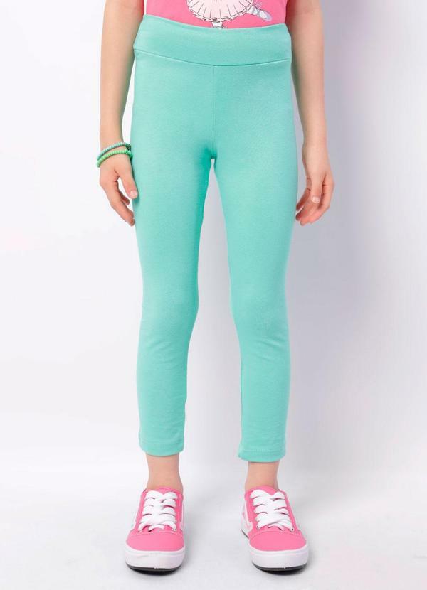Calça Infantil Legging Lisa Verde