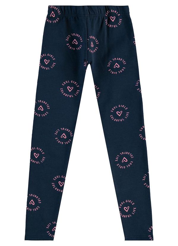 Vista 2 Calça Legging Cool Girl Menina Azul Malwee Kids Malwee Kids