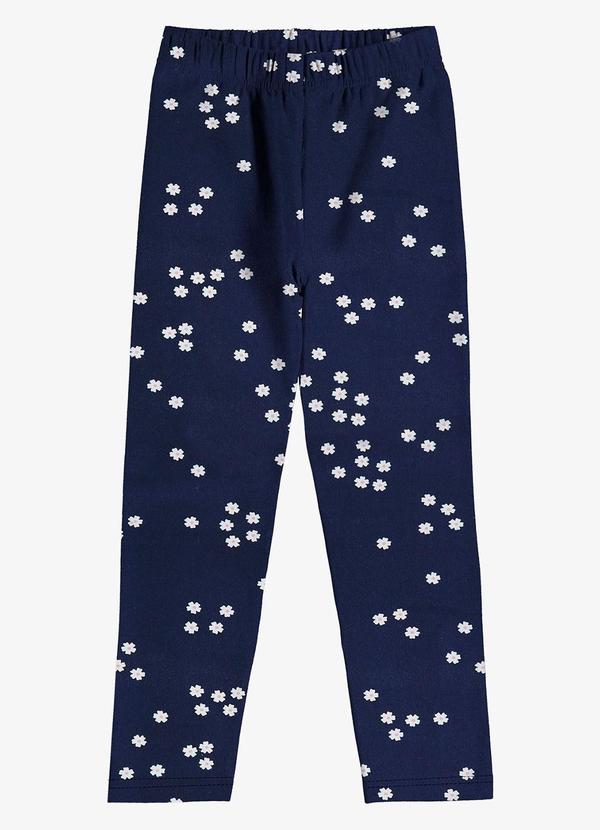 Calça Legging em Molecotton Azul