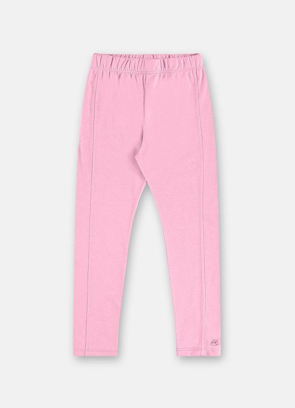 Calça Legging Infantil Cotton Rosa