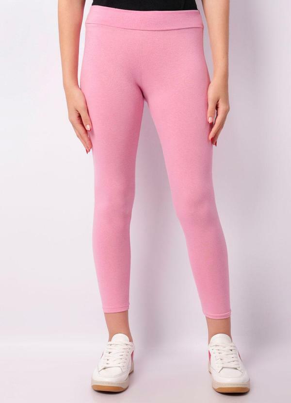 Calça Legging Juvenil Rosa