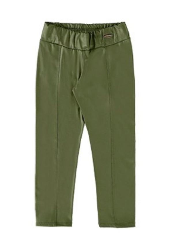 Calça Legging Menina Cirrê Verde