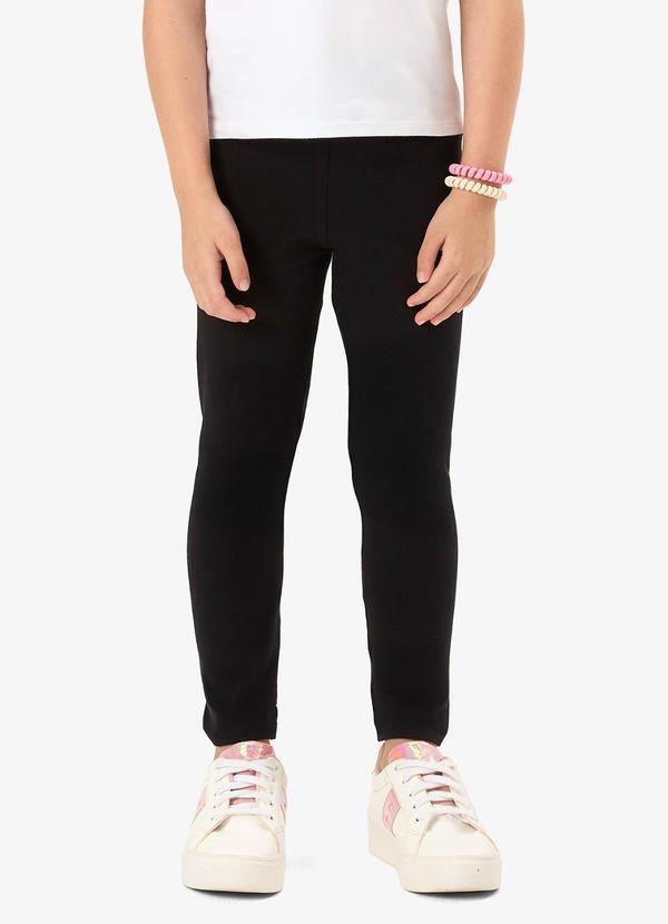 Vista 2 Calça Legging Preto Rovi Kids Rovi Kids