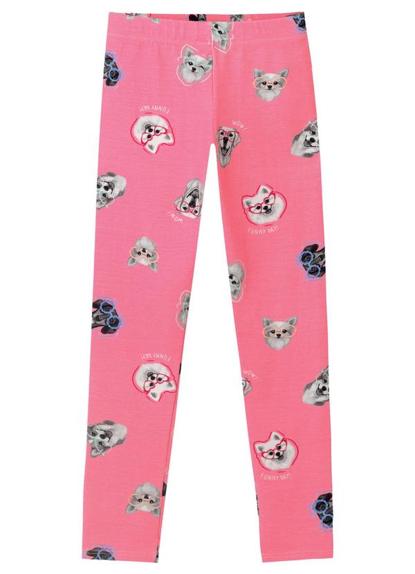Calça Legging Spitz Alemão Rosa