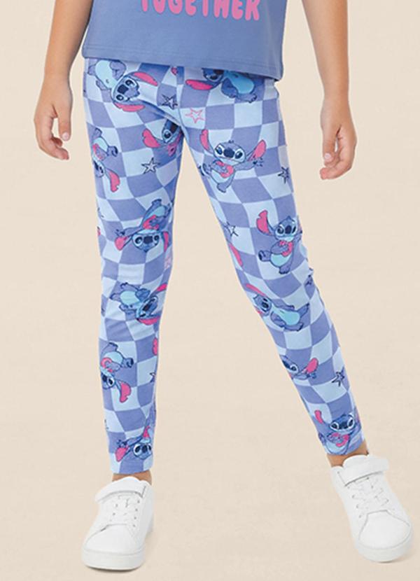 Calça Legging Stitch Disney® Azul