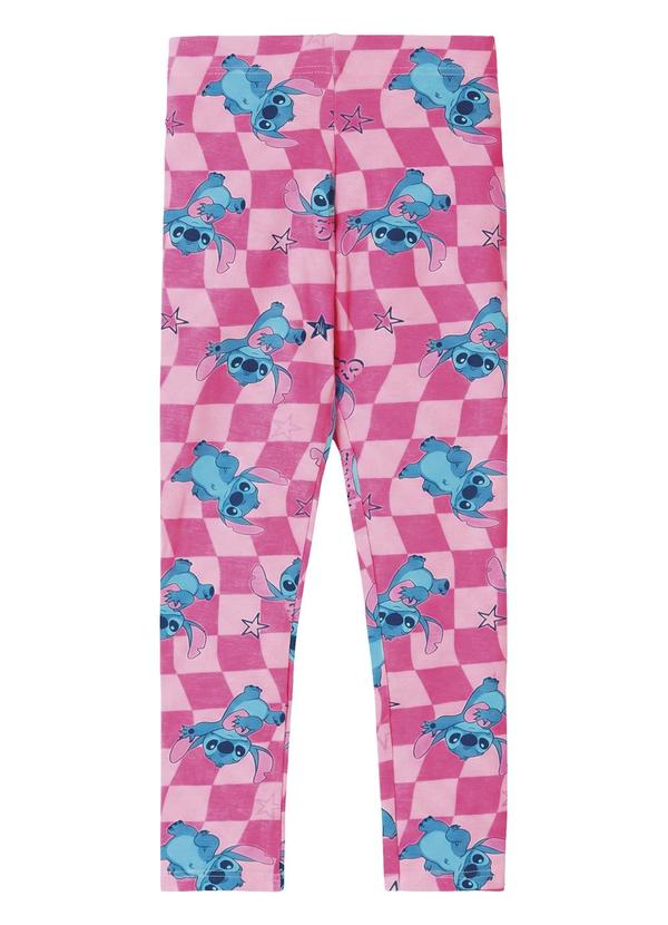 Calça Legging Stitch Disney® Rosa