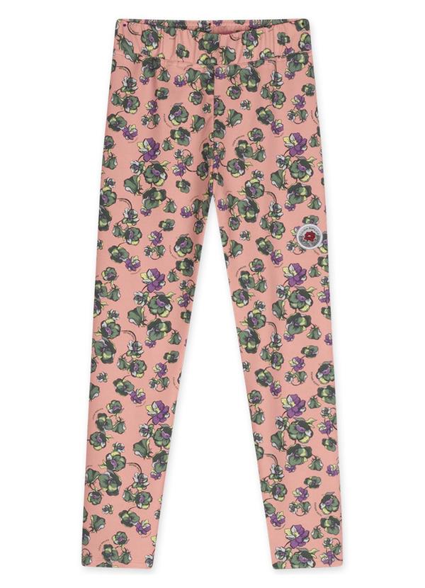 Vista 2 Calça Legging Thermo Dry Infantil Feminina Rosa Lilica Ripilica Lilica Ripilica