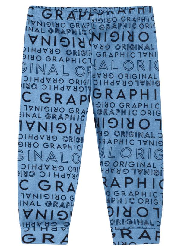 Vista 2 Calça Unissex com Aroma Bebê Azul Marisol Marisol