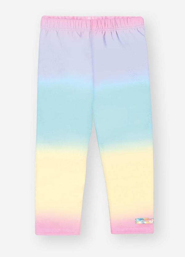 Legging Bebê Menina Arco-Íris Multicores