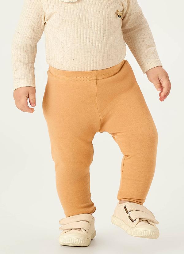 Legging Cotton Leve Bege
