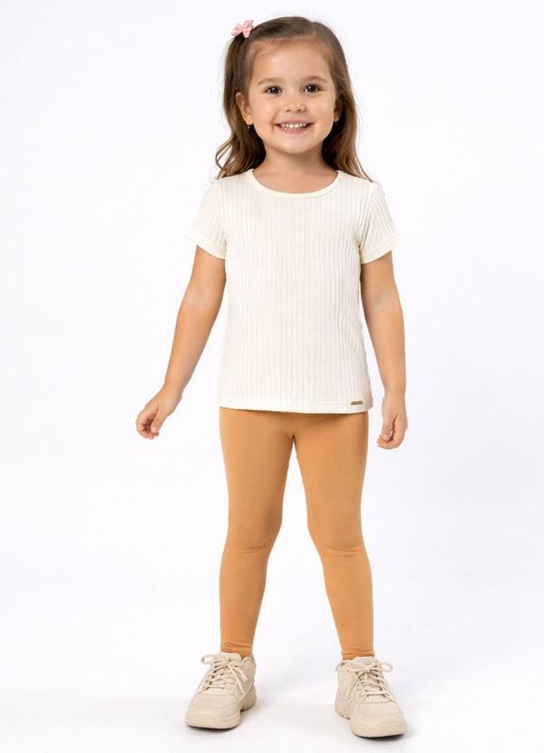 Legging Cotton Leve Bege