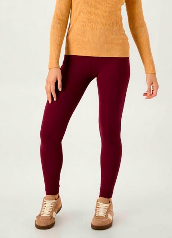Legging Cotton Vermelho