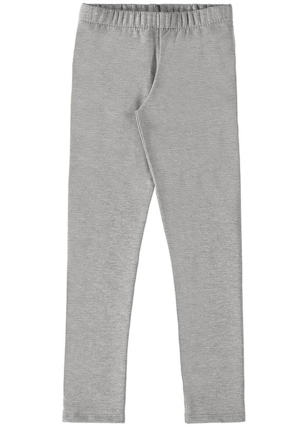 Legging em Molecotton Felpado Cinza