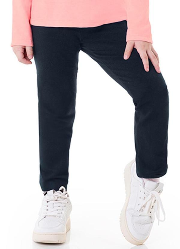 Legging em Molecotton Felpado Preto