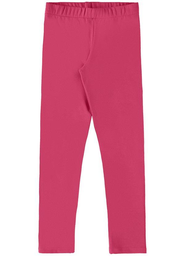Legging em Molecotton Felpado Rosa