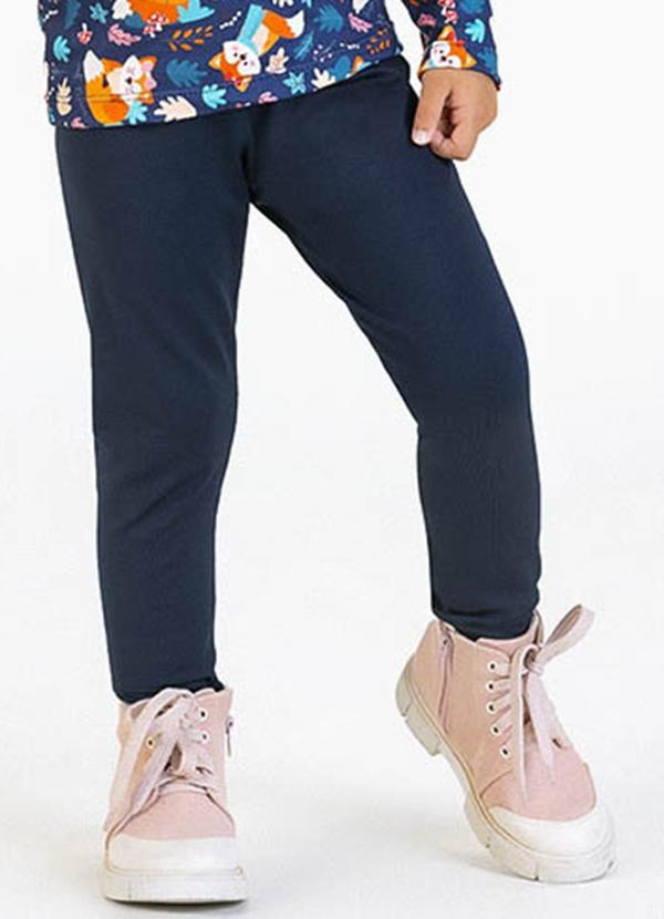 Vista 2 Legging em Thermo Azul Soft Bonni Soft Bonni