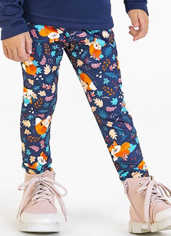 Legging em Thermo Azul