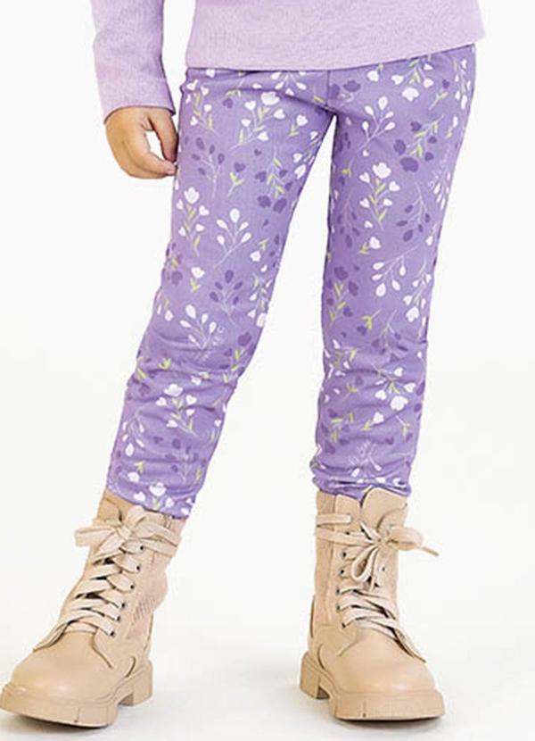 Vista 2 Legging em Thermo Roxo Soft Bonni Soft Bonni