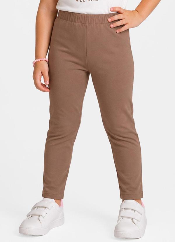 Legging Infantil Feminina Bege