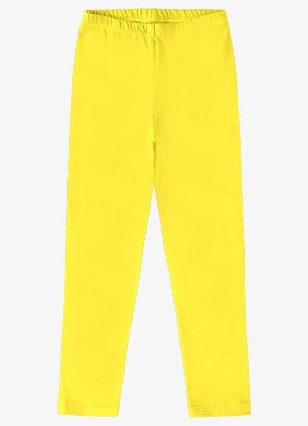 Vista 2 Legging Infantil Feminina Molecotton Amarelo Rovi Kids Rovi Kids