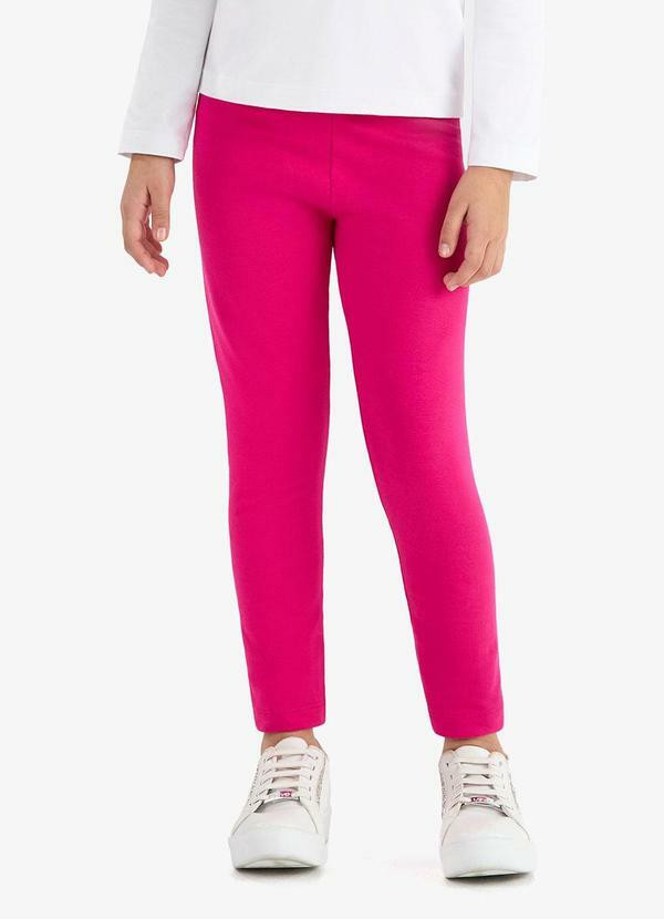 Legging Infantil Feminina Molecotton Rosa