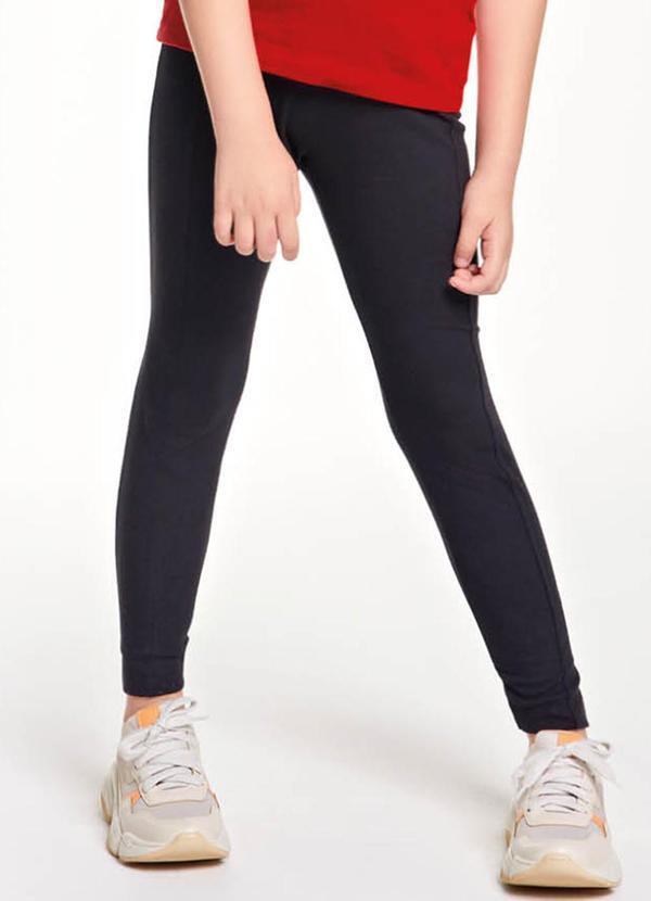 Vista 2 Legging Infantil Feminina Preto Trick Nick Trick Nick