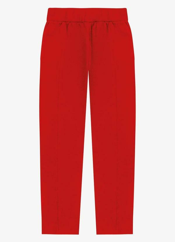 Vista 2 Legging Infantil Feminina Vermelho Trick Nick Trick Nick