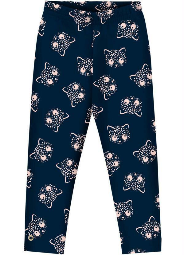 Vista 2 Legging Infantil Marinho Milon Milon